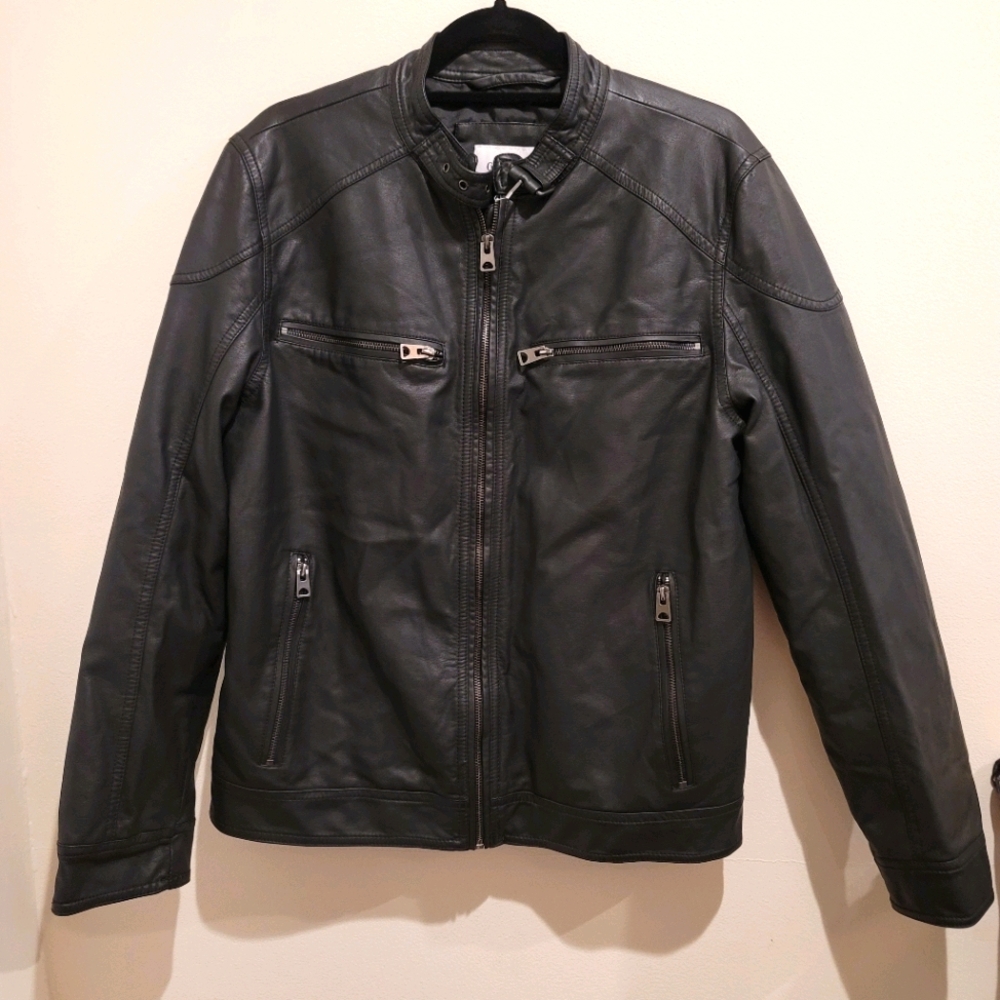 NWT Goodfellow & co Faux Leather Moto Jacket